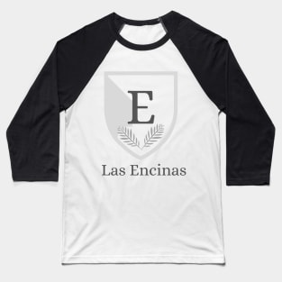 Las Encinas Logo Baseball T-Shirt